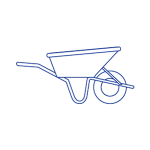Wheelbarrow icon